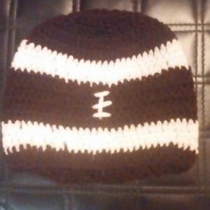 Crochet football hat